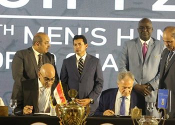 توقيع وثيقة استضافة مصر لمونديال اليد 2021