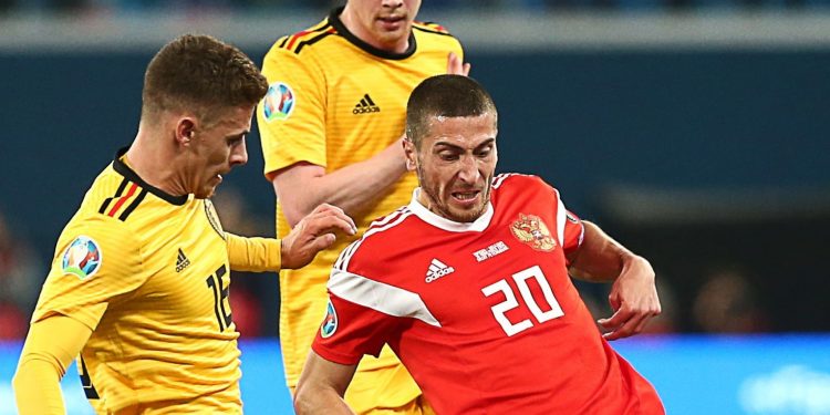 مباراة يلجيكا و روسيا فى التصفيات المؤهلة إلي يورو 2020