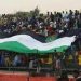 علم فلسطين في مدرجات موريتانيا