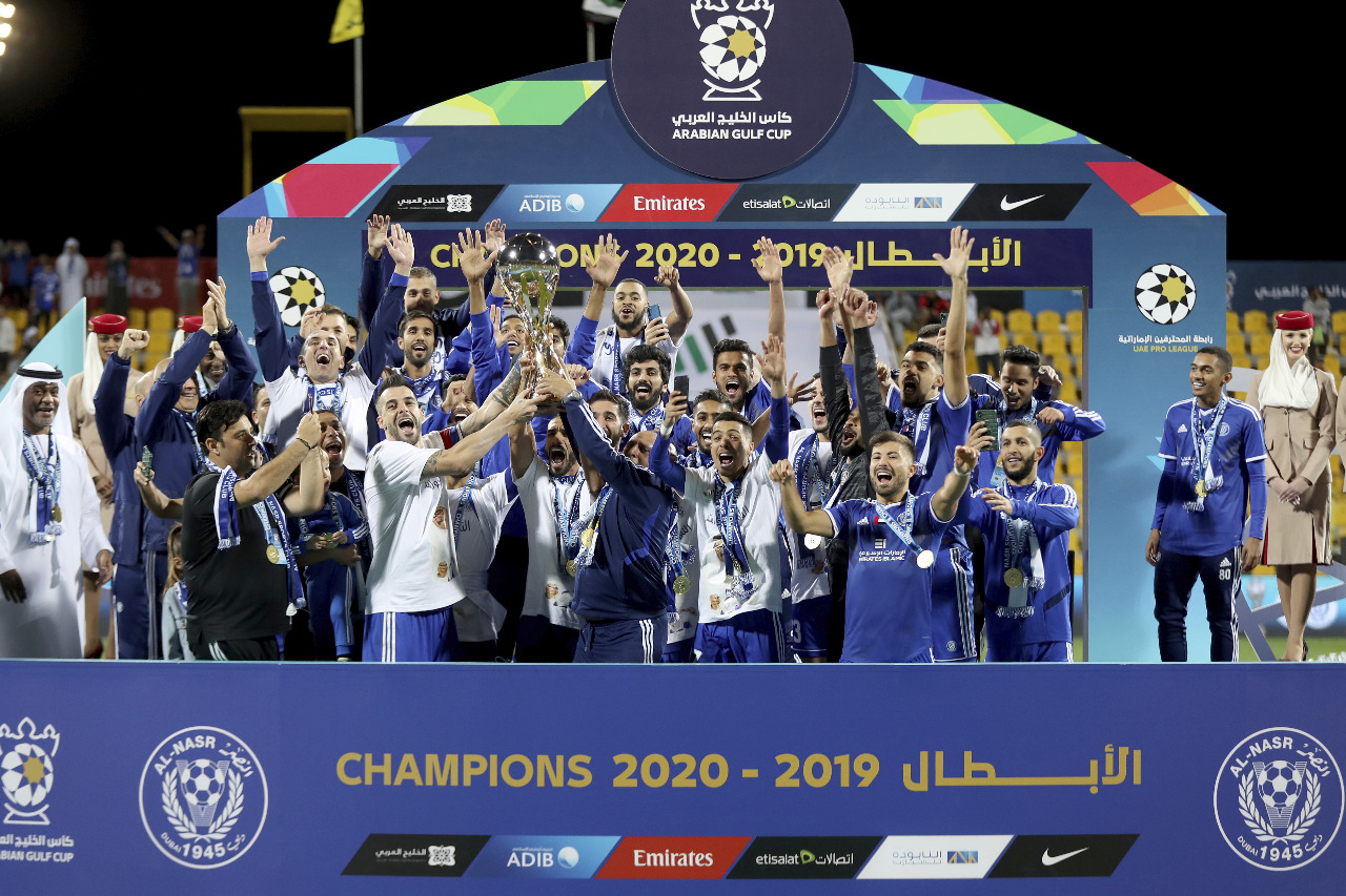 للمرة الثانية النصر بطل ا لكأس الخليج العربي على حساب شباب الأهلي التيار الاخضر