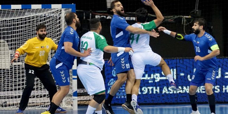 منتخب الكويت والسعودية في البطولة الآسيوية لكرة اليد