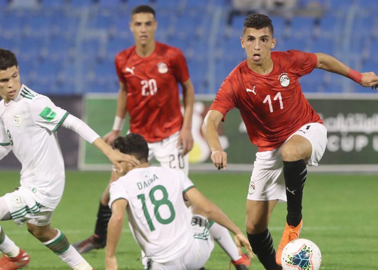 مباراة منتخب مصر والجزائر + كأس العرب للشباب