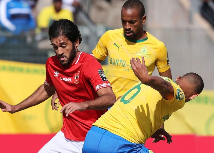 مباراة الأهلي المصري ضد صن داونز بدوري ابطال افريقيا