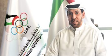 الشيخ أحمد بن محمد رئيس اللجنة الأولمبية الإماراتية