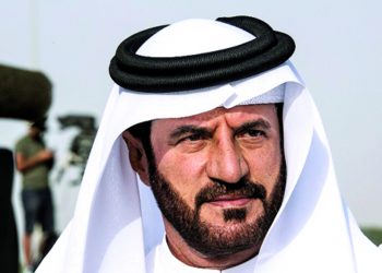 محمد بن سليم بصفته رئيس المجلس العربي لأندية السيارات