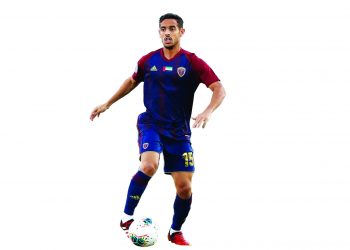 منصور الحربي لاعب الوحدة الإماراتي