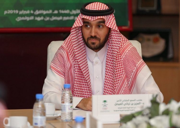 الأمير عبدالعزيز بن تركي الفيصل وزير الرياضة السعودة