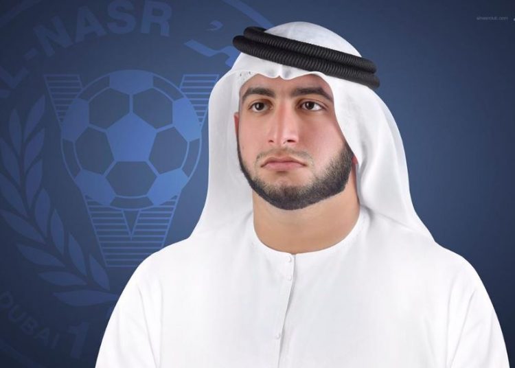 راشد بن حمدان آل مكتوم رئيس مجلس إدارة نادي النصر الإماراتي