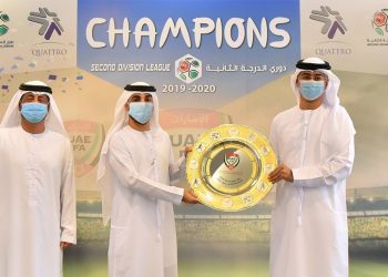 تتويج الاتحاد الإماراتي لكرة القدم لفريق كواترو بدرع دوري الدرجة الثانية