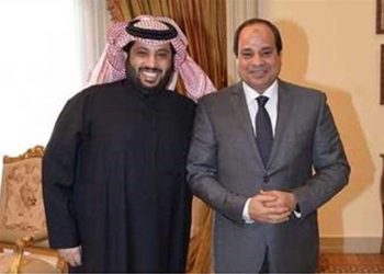تركي الشيخ والرئيس المصري