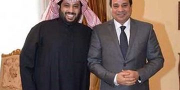 تركي الشيخ والرئيس المصري