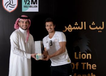  خالد الغامدي لاعب الشباب السعودي أفضل لاعب خلال شهر أكتوبر