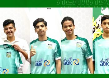 العربي يعلن انضمام 4 لاعبيه الى فرق المراحل السنية لكرة القدم بالنادي