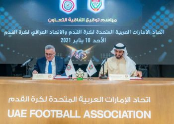 اتحاد الإمارات لكرة القدم يوقع اتفاقية تعاون مع نظيره العراقي