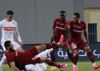 مباراة الزمالك ومصر المقاصة في الدوري المصري
