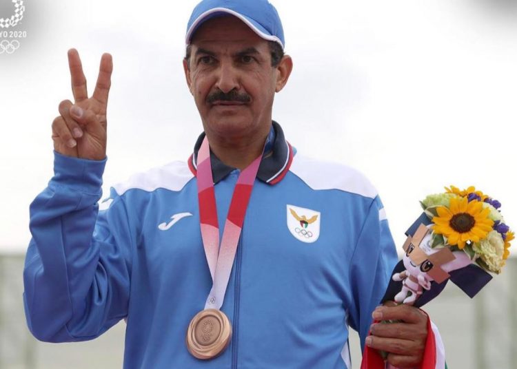 الكويت - عبدالله الرشيدي الحاصل على البرونزية في أولمبياد طوكيو