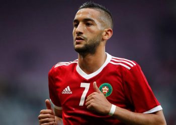 حكيم زياش، لاعب منتخب المغرب وتشيلسي الإنجليزي
