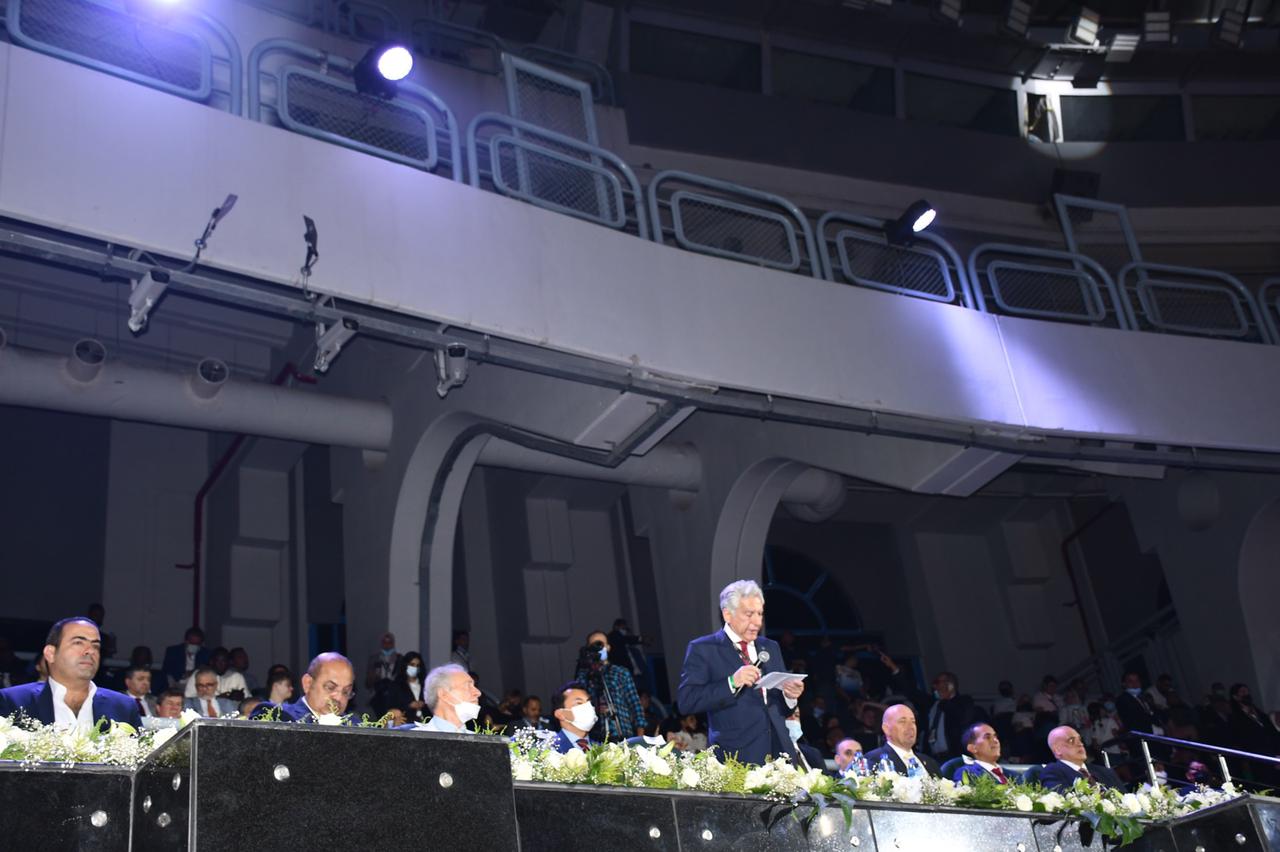 صور.. حفل إفتتاح مبهر لبطولة العالم للسلاح بإستاد القاهرة