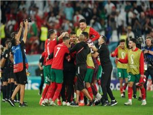 فيديو.. شاهد ملخص الفوز التاريخي لـ المغرب على إسبانيا بكأس العالم