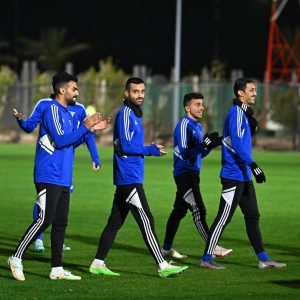 صور.. استعدادات منتخب الكويت لمواجهة قطر بـ خليجي 25.. في حضور الشاهين