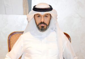 الدكتور عبدالهادي الشبيب رئيس الاتحاد العربي للكرة الطائرة ورئيس الاتحاد بدولة الكويت.